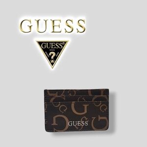 GUESS- Brown and Tan Card holder